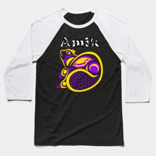 Amik (Beaver) Intersex Pride Baseball T-Shirt